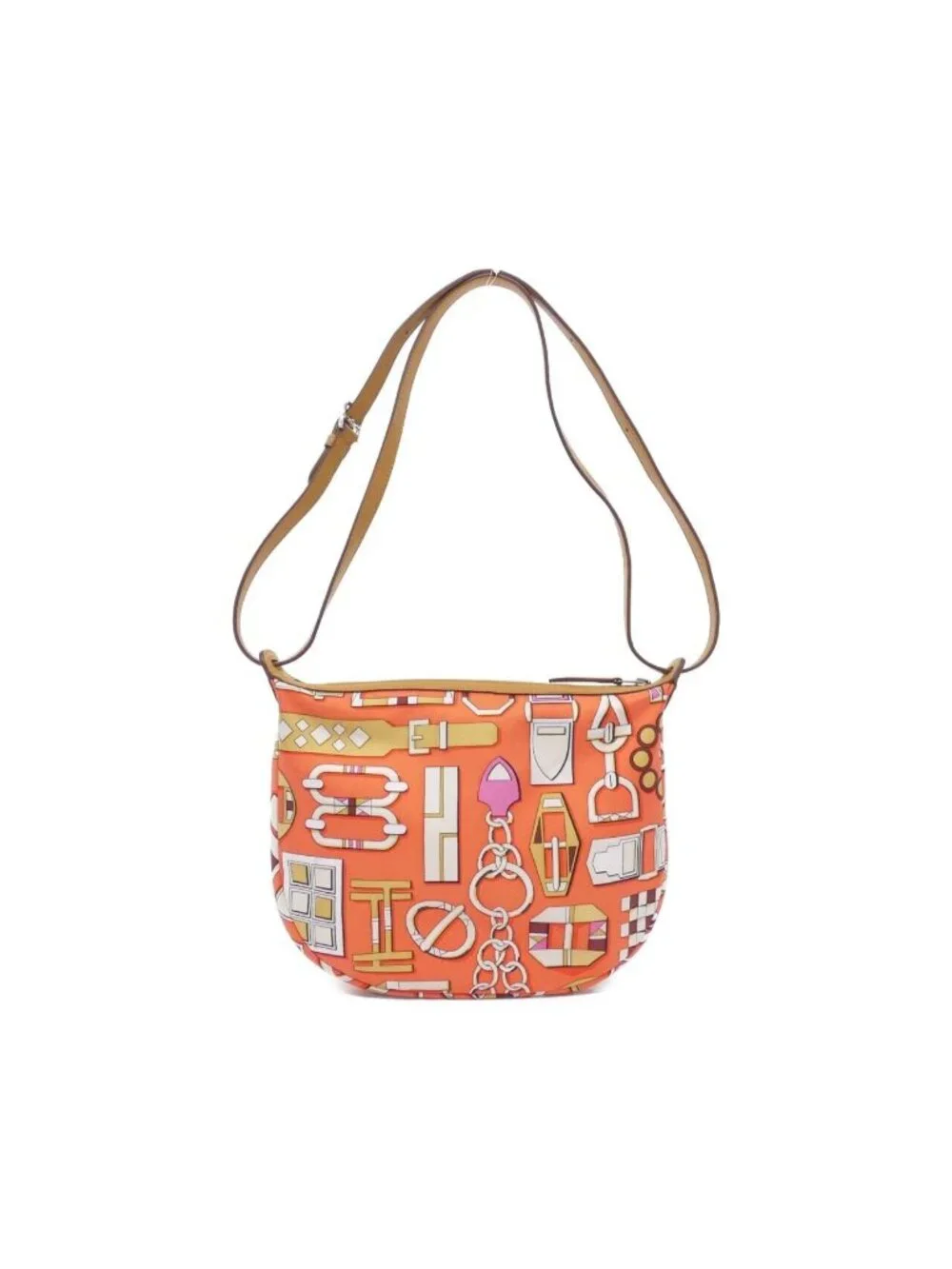 Hermes Carre en Boucles Sursois to Go Pouch